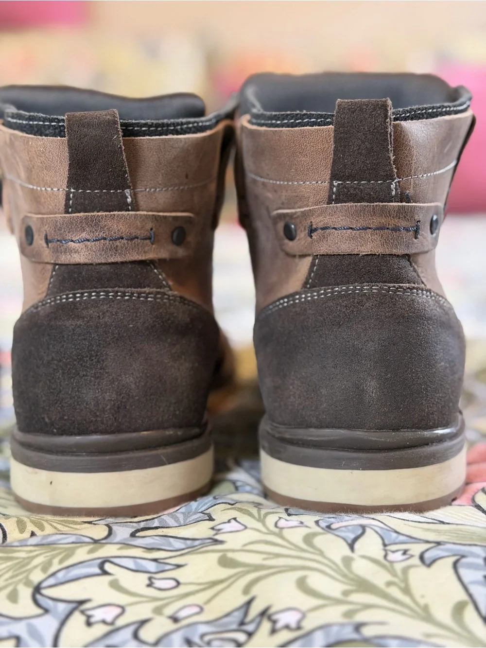 Bullboxer Men’s Brown Leather Lace-Up Boots